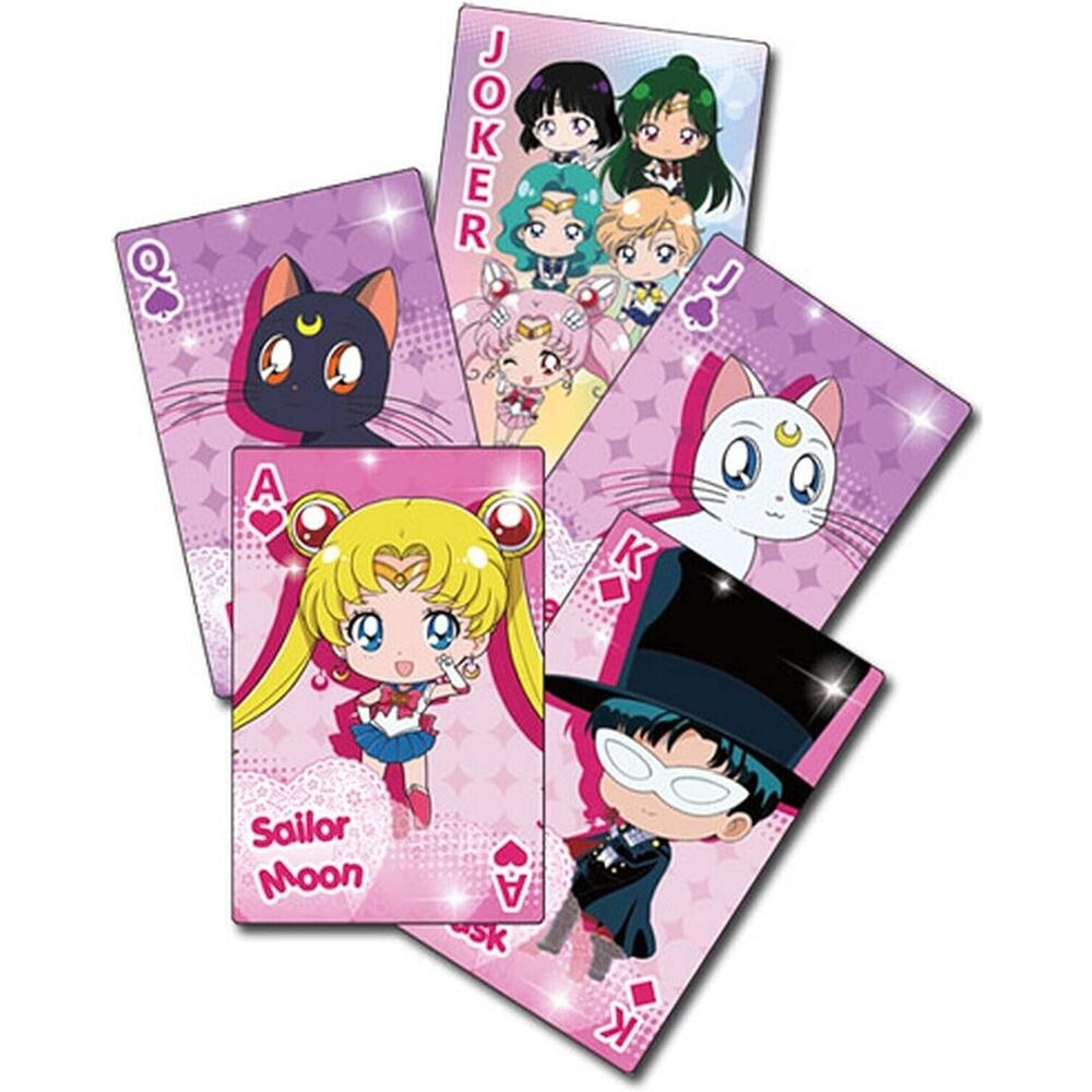 Sailor Moon Playing Cards Deck Cute Anime Kawaii Magical Gift Game Collectible